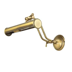 Giovanni Battista Bilderleuchte Bronze Hell aus Echt-Messing 30cm< Wandleuchten|Lampen Aus Aller Welt