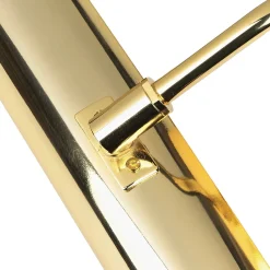 Giovanni Battista Bilderleuchte Echt-Messing Vergoldet 24K 40cm< Wandleuchten|Jugendstil Lampen