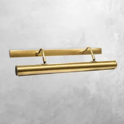 Giovanni Battista Bilderleuchte Messing B: 60 cm schwenkbar 4x E14 in Bronze< Wandleuchten|Badezimmer Lampe