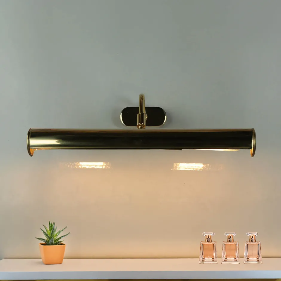 Giovanni Battista Bilderleuchte Messing B: 40 cm 2x E14 schwenkbar< Messinglampen|Lampen Aus Aller Welt