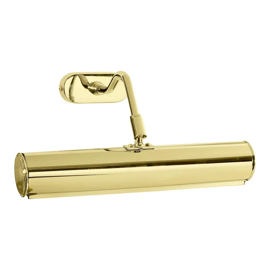 Wohnzimmerlampen|Messinglampen*Giovanni Battista Bilderleuchte Messing B: 30 cm schwenkbar Jugendstil E14