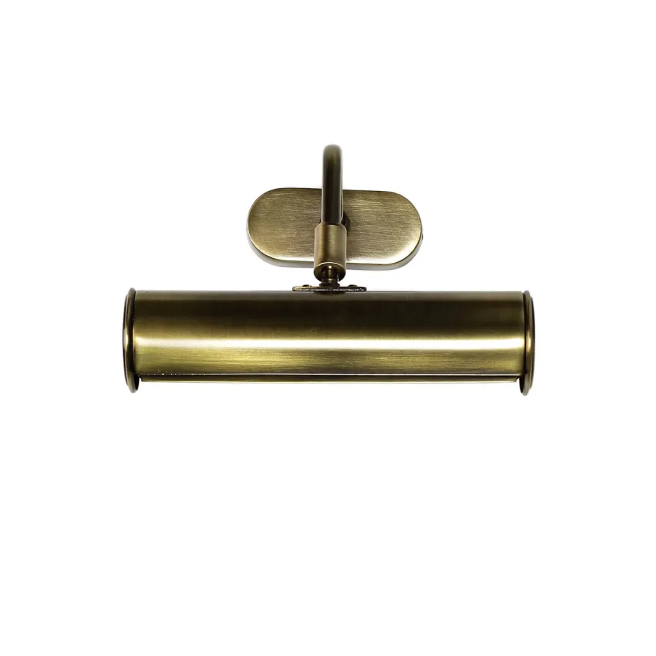 Metall Lampen|Messinglampen*Giovanni Battista Bilderleuchte Messing Bronziert 20cm Verstellbar