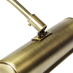 Metall Lampen|Messinglampen*Giovanni Battista Bilderleuchte Messing Bronziert 20cm Verstellbar