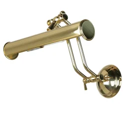 Wandleuchten|Jugendstil Lampen*Giovanni Battista Bilderleuchte Messing in Shabby Weiß Gold