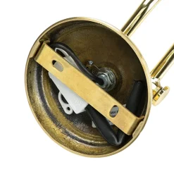 Wandleuchten|Jugendstil Lampen*Giovanni Battista Bilderleuchte Messing in Shabby Weiß Gold