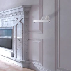 Wandleuchten|Jugendstil Lampen*Maytoni Bilderleuchte Metall E14 verstellbar 35,9 cm breit Weiß