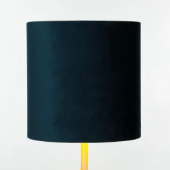 Lampenschirme*Nowodvorski Blauer Lampenschirm für Stehlampen Stoff Zylinder
