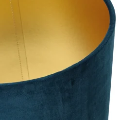 Lampenschirme*Nowodvorski Blauer Lampenschirm für Stehlampen Stoff Zylinder