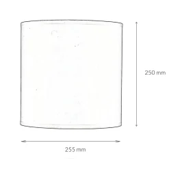 Lampenschirme*Nowodvorski Blauer Lampenschirm für Stehlampen Stoff Zylinder