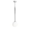 Deckenleuchten|Badezimmer Lampe*ALDEX Blendarme Deckenlampe Glas Metall in Chrom E14 H:67 cm