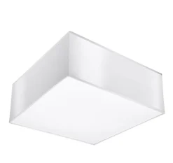 Deckenleuchten|Flurlampen*Sollux Blendarme Deckenleuchte Weiß Modern 25 cm quadratisch E27