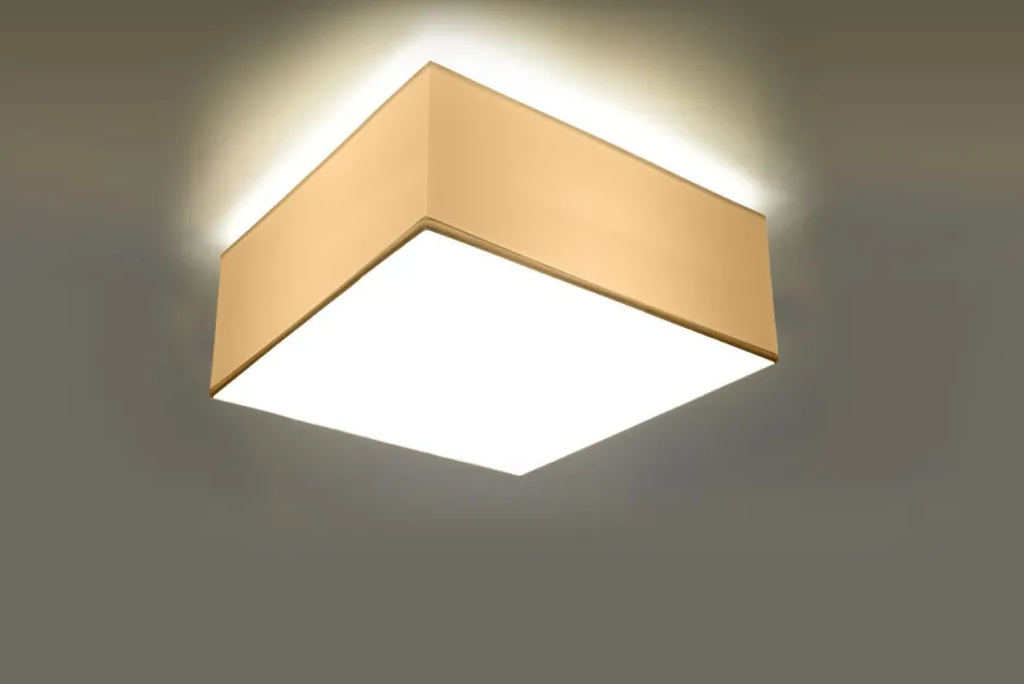 Deckenleuchten|Flurlampen*Sollux Blendarme Deckenleuchte Weiß Modern 25 cm quadratisch E27