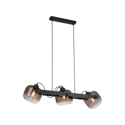 Just Light Blendarme Hängelampe Glas Metall E27 90 cm schwenkbar< Hängelampen|Bürolampen