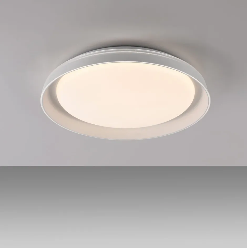 Just Light Blendarme LED Deckenlampe Weiß Ø43 cm 2630 lm dimmbar< Deckenleuchten|Flurlampen