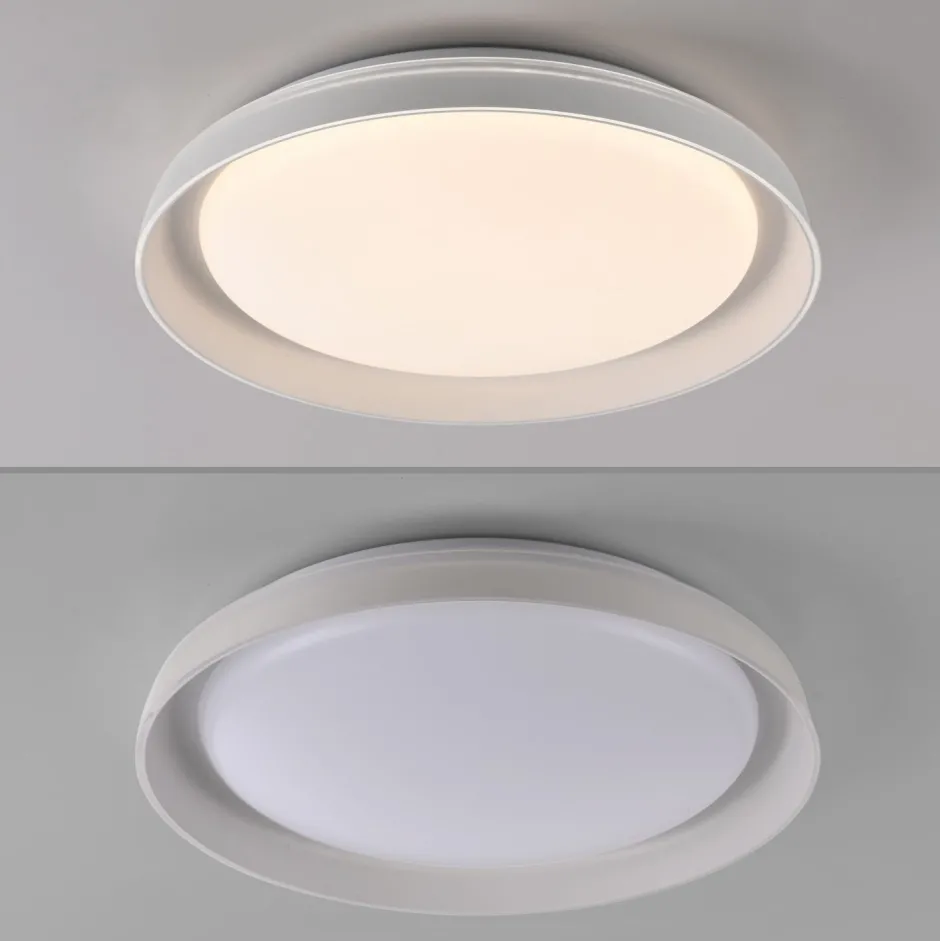 Just Light Blendarme LED Deckenlampe Weiß Ø43 cm 2630 lm dimmbar< Deckenleuchten|Flurlampen