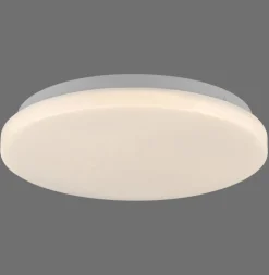 Just Light Blendarme LED Deckenlampe Weiß Ø22 cm rund 8 W wohnlich< Deckenleuchten|Flurlampen