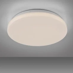 Just Light Blendarme LED Deckenlampe Weiß Ø22 cm rund 8 W wohnlich< Deckenleuchten|Flurlampen