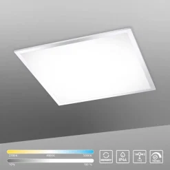 Paul Neuhaus Blendarme LED Deckenlampe in Chrom L:45 cm IP44 dimmbar< Deckenleuchten|Flurlampen