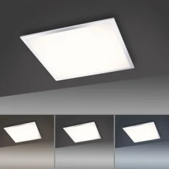 Paul Neuhaus Blendarme LED Deckenlampe in Chrom L:45 cm IP44 dimmbar< Deckenleuchten|Flurlampen