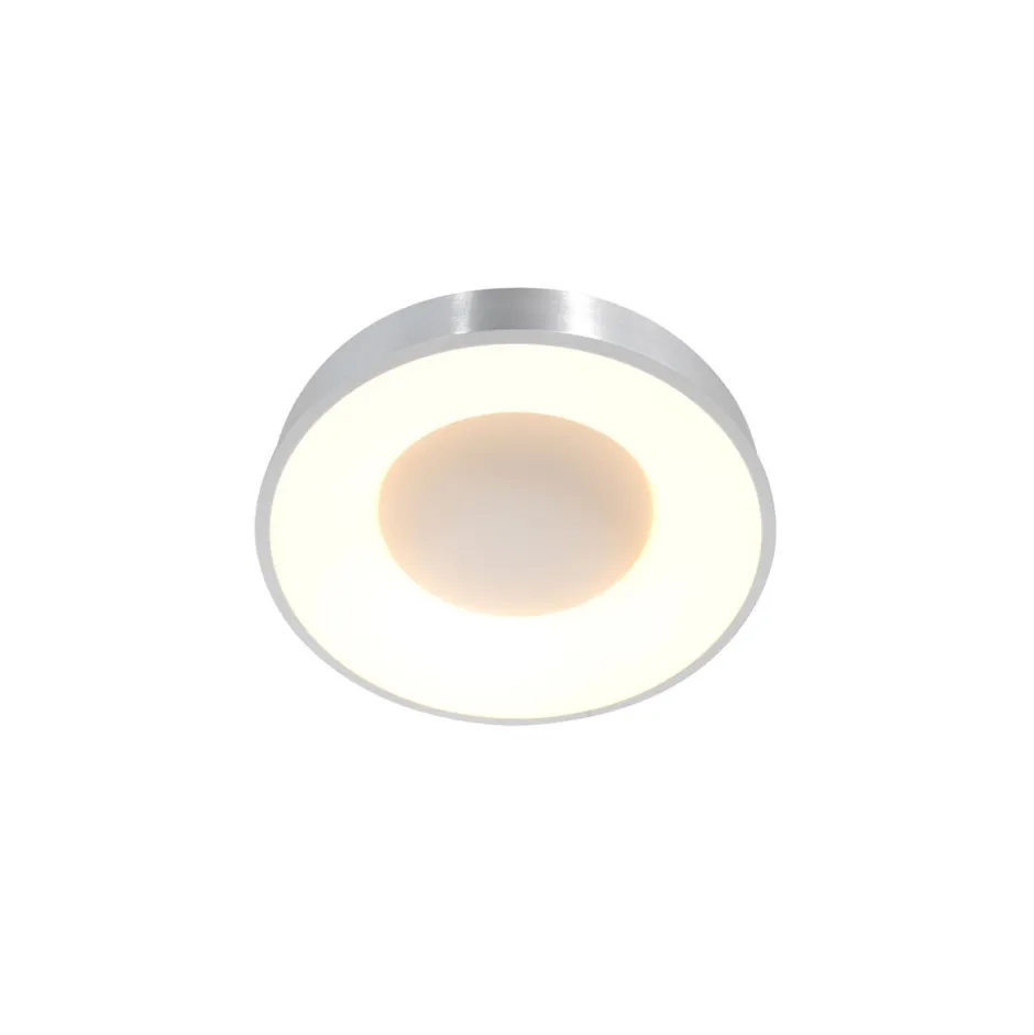 Steinhauer Blendarme LED Deckenleuchte in Silber Weiß Ø30 cm rund< Deckenleuchten|Led Lampen
