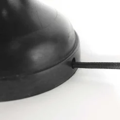 Steinhauer Blendarme Nachttischlampe in Schwarz Gold E27 65 cm< Tischlampen|Schlafzimmer Lampen