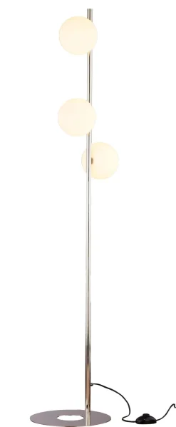 Jupiter Blendarme Stehleuchte Nickel Glas G9 151 cm klein 3-flmg< Bürolampen|Kugellampen