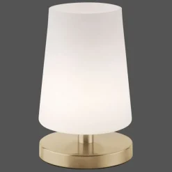 Wohnzimmerlampen|Schlafzimmer Lampen*Paul Neuhaus Blendarme Tischlampe dimmbar Touch Glas G9 inklusive