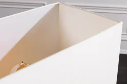 Invicta Interior Blendarme Tischlampe Stoff Akazie Kautschuk wohnlich< Tischlampen|Schlafzimmer Lampen