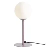 Tischlampen|Metall Lampen*ALDEX Blendarme Tischleuchte Metall Lila 35 cm E14 Glas Kugel