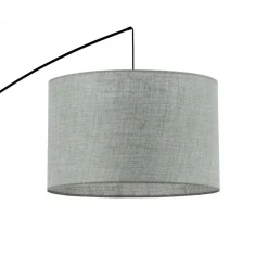 TK Lighting Bogenleuchte Wohnzimmer groß 245 cm hoch XXL E27< Moderne Lampen|Stofflampen