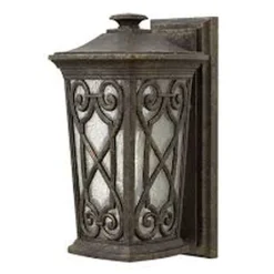 Außenwandleuchten|Vintage Lampen*Elstead Braune Wandlampe Aluminium IP44 Rustikal Haus