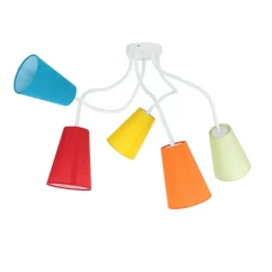 Easylight Bunte Deckenlampe Kinderzimmer flexible Arme 5flmg<Kinder Kinderzimmerlampen|Kinderlampen