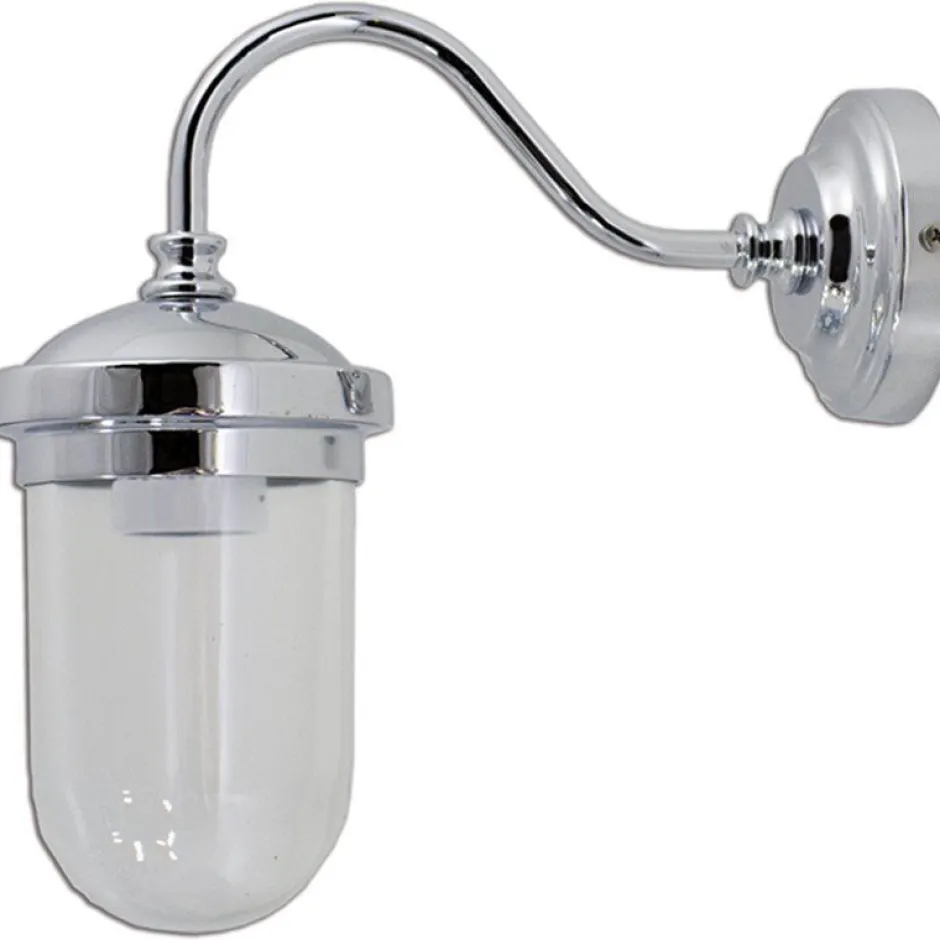 Laura Suardi Chrom Wandleuchte Messing IP43 Maritim rostfrei< Außenleuchten Antik|Außenleuchten Messing