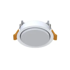 Spots|Wandleuchten*Nowodvorski Decken Einbauleuchte rund Ø 9,5 cm Weiß für GX53 klein