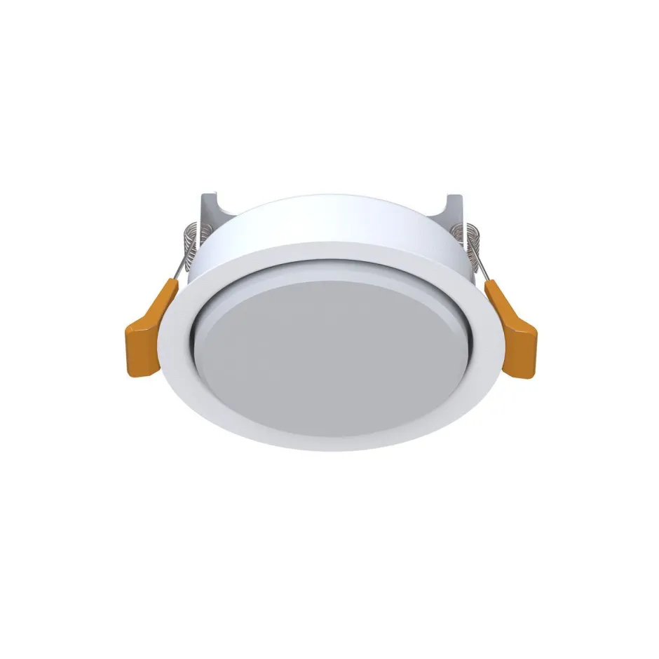 Spots|Wandleuchten*Nowodvorski Decken Einbauleuchte rund Ø 9,5 cm Weiß für GX53 klein