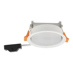 Spots|Wandleuchten*Nowodvorski Decken Einbauleuchte rund Ø 9,5 cm Weiß für GX53 klein