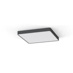 Nowodvorski Deckenlampe 3000 K 1700 lm Grau B: 63 cm eckig mit 5x T8 LED< Deckenleuchten|Flurlampen