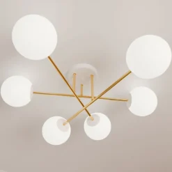 Emibig Deckenlampe ANNETTA Metall Glas Kugel Schirme< Deckenleuchten|Flurlampen