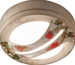 Ferroluce Deckenlampe außen Aluminium G9 IP44 Ø 14,5 cm rund< Metall Lampen|Rustikale Lampen