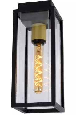 Deckenleuchten Außen|Metall Lampen* Deckenlampe Außen Glas Metall Schwarz E27 IP54 Terrasse