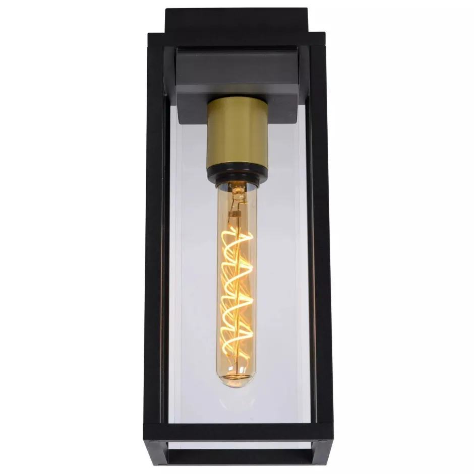 Deckenleuchten Außen|Metall Lampen* Deckenlampe Außen Glas Metall Schwarz E27 IP54 Terrasse