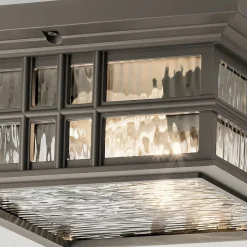 Außenleuchten Antik|Gartenlaternen*Elstead Deckenlampe außen in Bronze antik IP44 E27 Rustikal