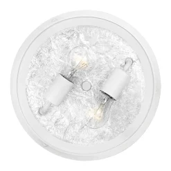 Vintage Lampen|Feuchtraumleuchten*Elstead Deckenlampe außen IP44 Vintage Design Weiß Eingang