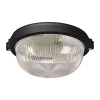 Badezimmer Lampe|Feuchtraumleuchten*Strühm Deckenlampe außen Maritim Ø 18 cm klein IP65 Schwarz E27