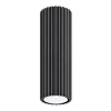 Sollux Deckenlampe Aufputz Ø 6,5 cm H: 20 cm Schwarz GU10 Aluminium< Flurlampen|Küchenlampen