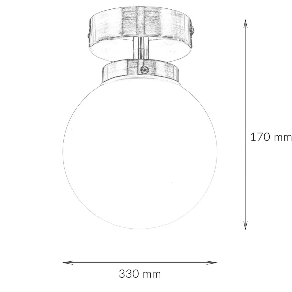 Wohnzimmerlampen|Glaslampen*Easylight Deckenlampe Badezimmer Chrom Weiß E14