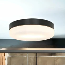 Nowodvorski Deckenlampe Badezimmer Glas rund 32 cm< Glaslampen|Wohnzimmerlampen