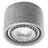 Betonlampen|Moderne Lampen*Sollux Deckenlampe Beton klein Ø 14 cm H: 9 cm GU10
