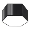 Sollux Deckenlampe blendarm Modern flach klein Schwarz 2x E27< Deckenleuchten|Flurlampen