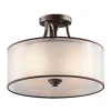 Elstead Deckenlampe CANELADO in Bronze Wohnzimmer Lampe< Deckenleuchten|Badezimmer Lampe